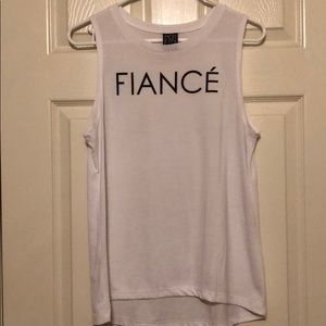 Fiancé tank top